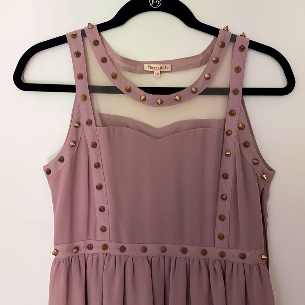 Purple/Mauve High Low Dress